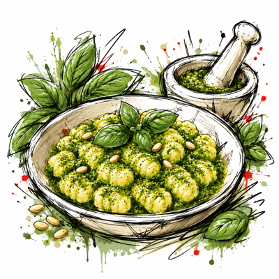 Gnocchi al Pesto Genovese