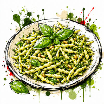 Trofie al Pesto Genovese